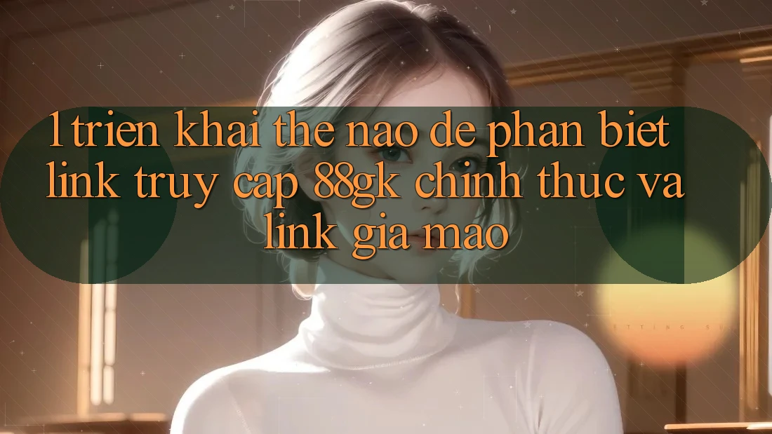 1. Triển khai thế nào để phân biệt link truy cập 88gk chính thức và link giả mạo?