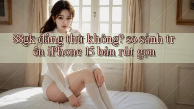 88gk đáng thử không so sánh trên iPhone 15 bản rút gọn