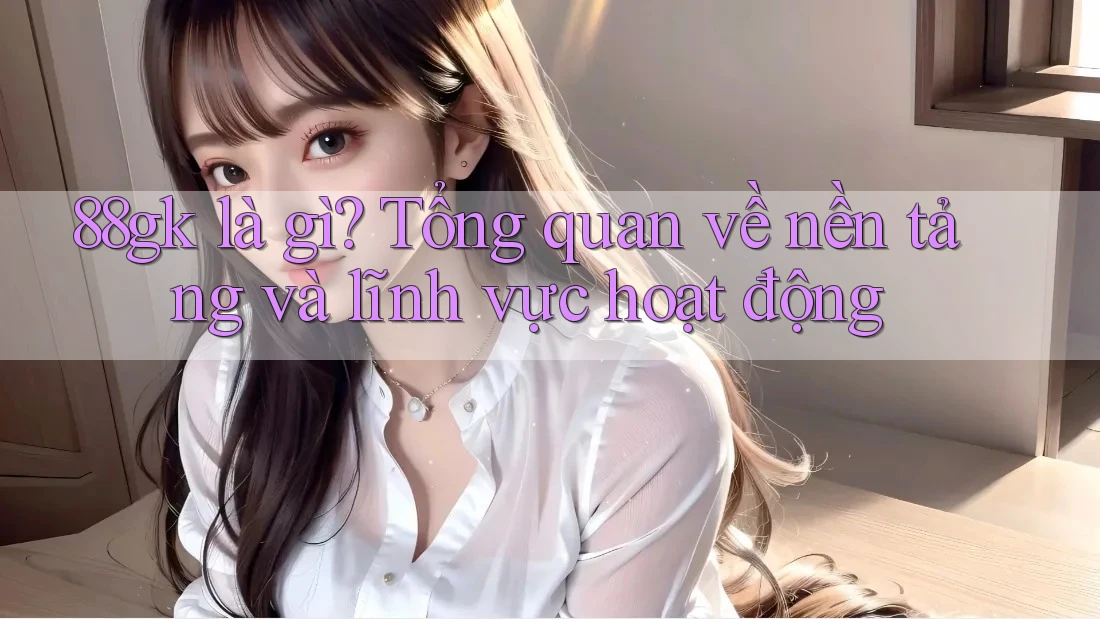 88gk là gì? Tổng quan về nền tảng và lĩnh vực hoạt động 88gk là gì? Tổng quan về nền tảng và lĩnh vực hoạt động