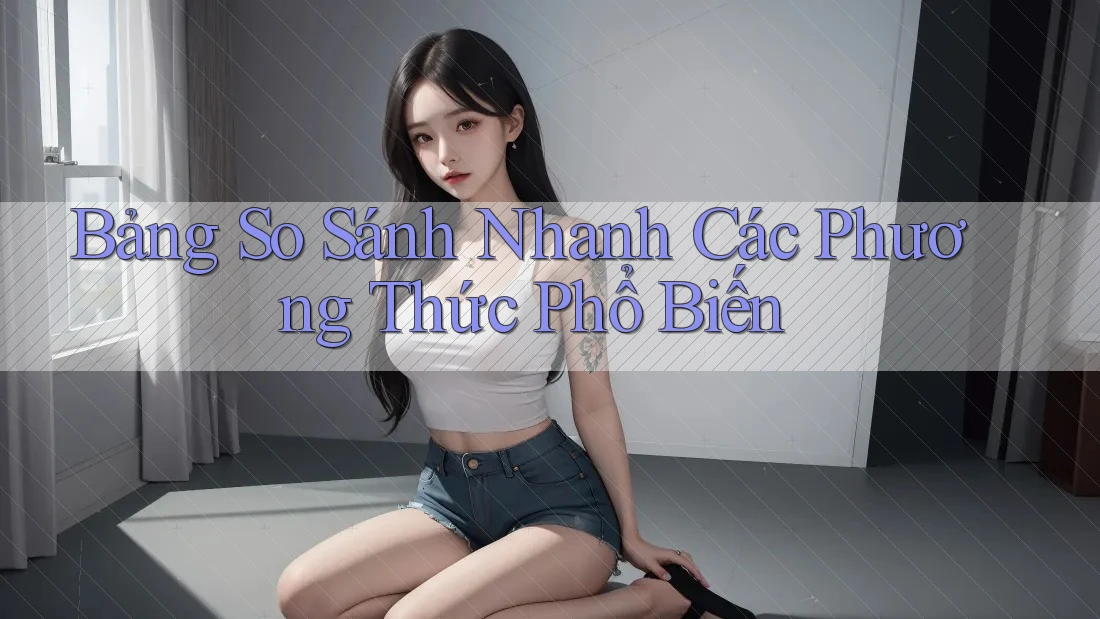 Bảng So Sánh Nhanh Các Phương Thức Phổ Biến Bảng So Sánh Nhanh Các Phương Thức Phổ Biến