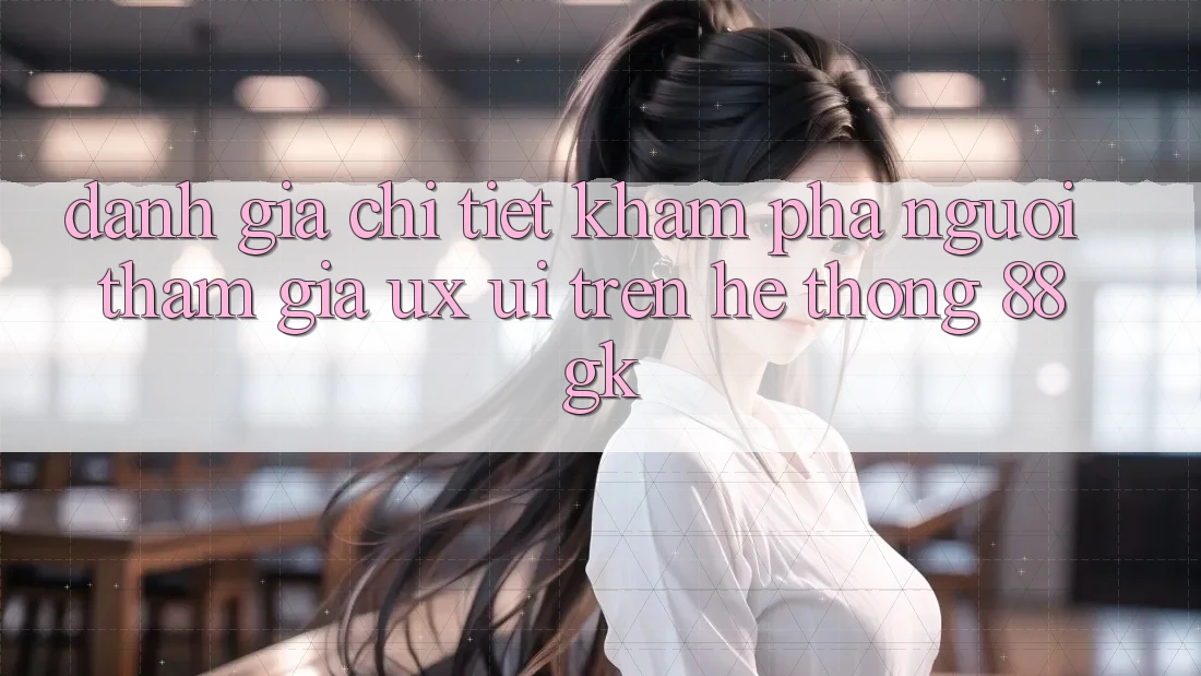 Đánh Giá Chi Tiết Khám phá Người tham gia (UX/UI) Trên Hệ thống 88gk Đánh Giá Chi Tiết Khám phá Người tham gia (UX/UI) Trên Hệ thống 88gk