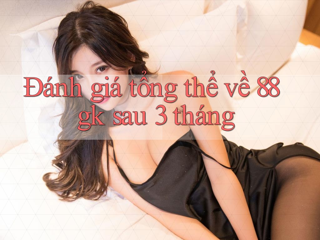 Đánh giá tổng thể về 88gk sau 3 tháng Đánh giá tổng thể về 88gk sau 3 tháng