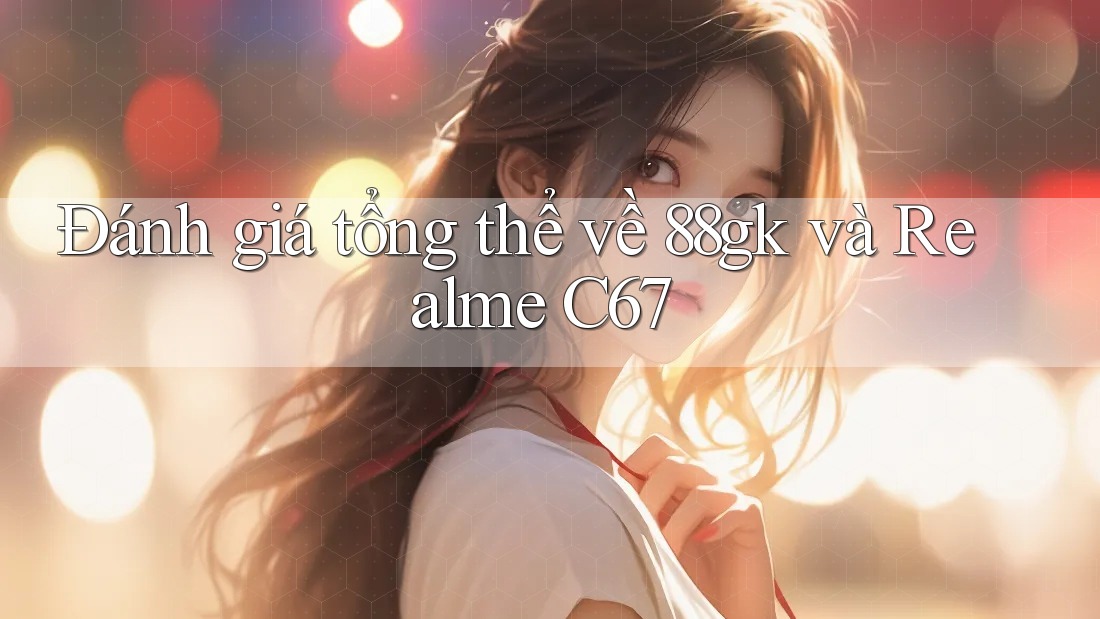 Đánh giá tổng thể về 88gk và Realme C67 Đánh giá tổng thể về 88gk và Realme C67