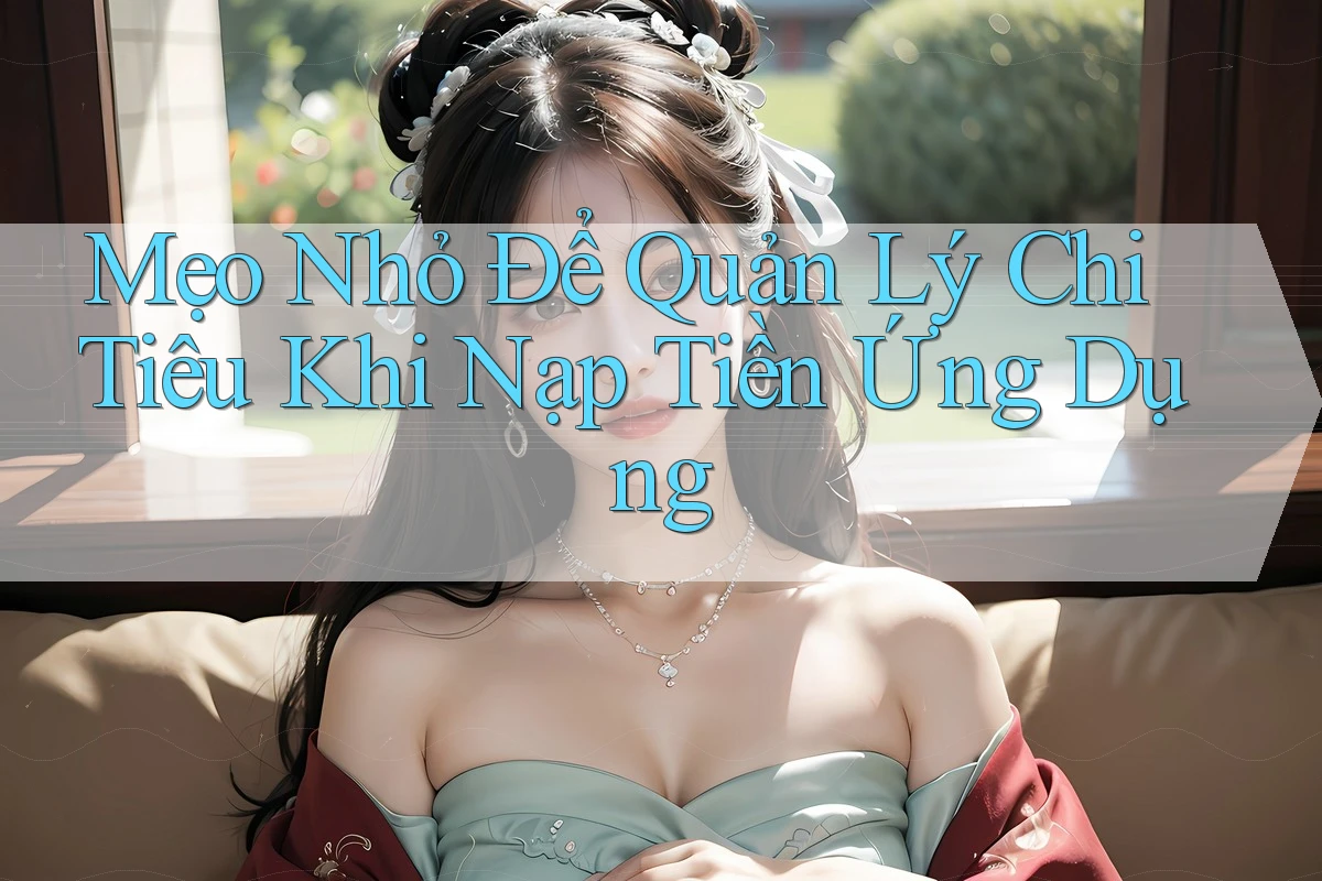 Mẹo Nhỏ Để Quản Lý Chi Tiêu Khi Nạp Tiền Ứng Dụng