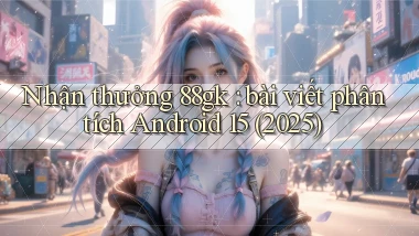 Nhận thưởng 88gk bài viết phân tích Android 15 (2025)