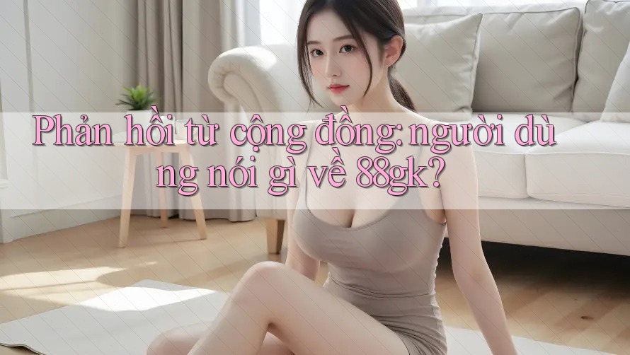 Phản hồi từ cộng đồng: người dùng nói gì về 88gk? Phản hồi từ cộng đồng: người dùng nói gì về 88gk?