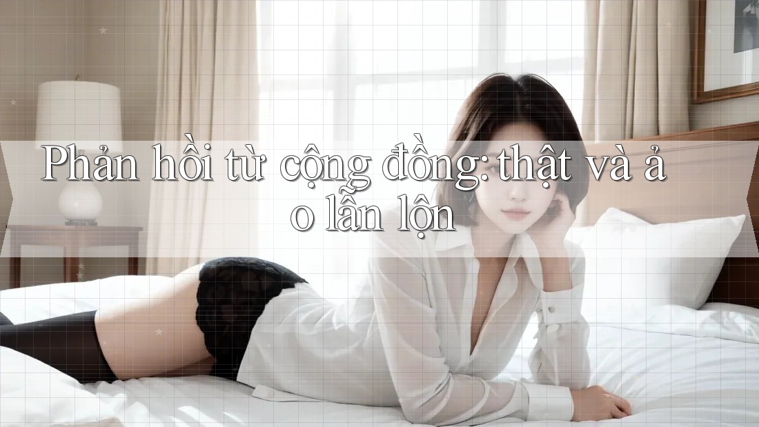 Phản hồi từ cộng đồng: thật và ảo lẫn lộn