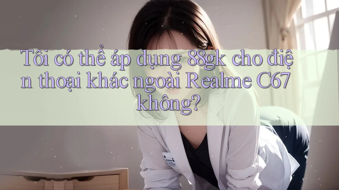 Tôi có thể áp dụng 88gk cho điện thoại khác ngoài Realme C67 không? Tôi có thể áp dụng 88gk cho điện thoại khác ngoài Realme C67 không?