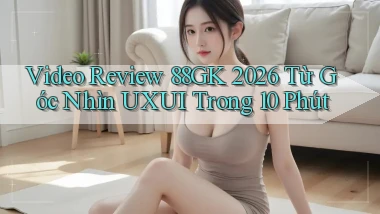 video review 88gk 2026   từ góc nhìn UXUI trong 10 phút
